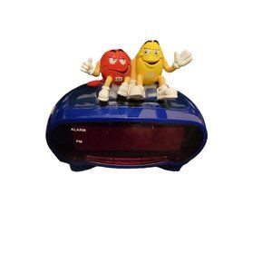 Vintage M and M's LED Alarm Clock Digital MMC200
